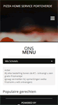 Mobile Screenshot of pizzaportoverde.nl